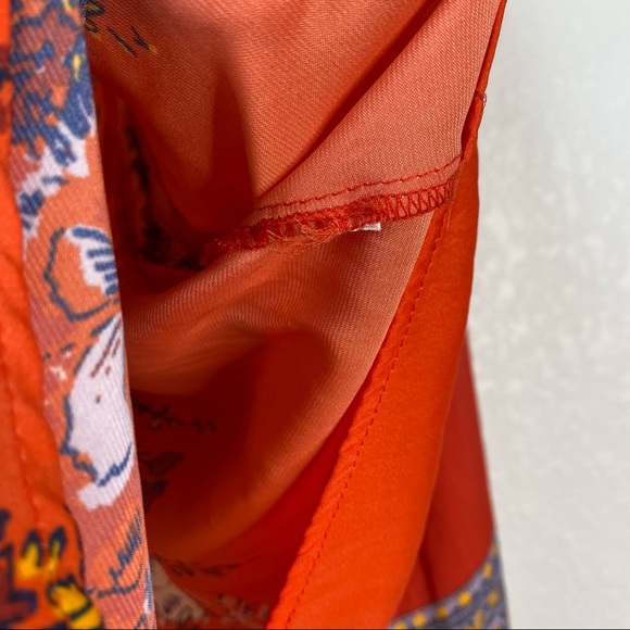 Free People Postiano Printed Blouse in Red - Picture 7 of 8